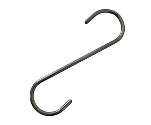 クロームSフック ブラック6×180mm