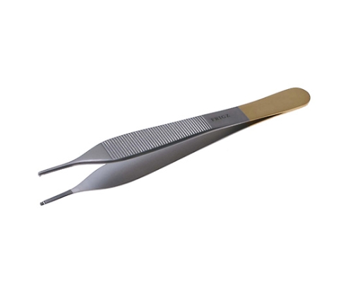 T/Cアドソンマイクロ ピンセット 12cm 0.3チップ付有鈎