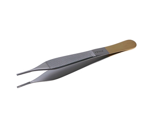 T/Cアドソンブラウン ピンセット 12cm 0.3チップ3×4有鈎