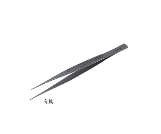 先端極細ピンセット 15cm 有鈎 0.6mm幅