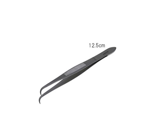 デリケート ピンセット 極細 12.5cm 曲