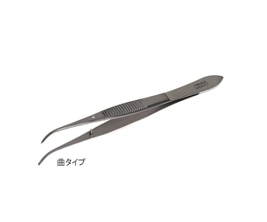 グレフェ デリケートピンセット 10cm 曲