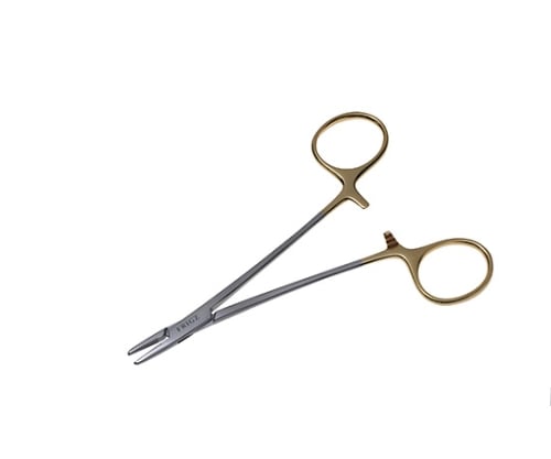 T/Cウェブスター持針器　13cm　フラットチップ付