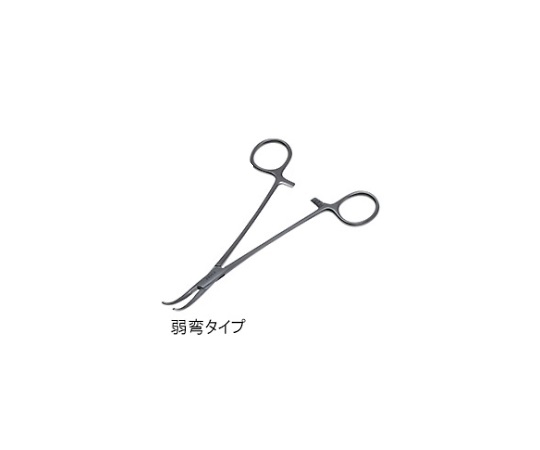 61-7035-80 ケリー縦溝剥離鉗子 21cm 弱弯 F070-1108 【AXEL