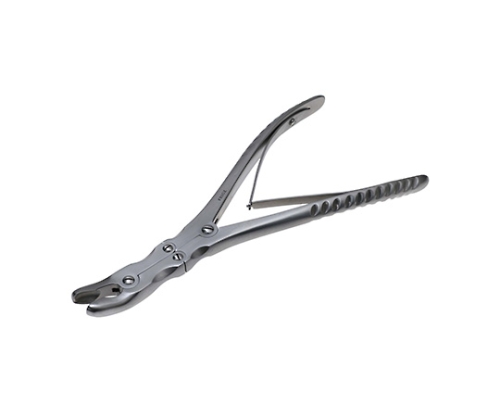 ヤンゼン二連関節丸のみ鉗子　曲　23cm　M　8mm　