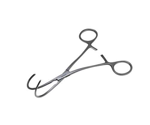 末梢血管鉗子 強弯 13cm L