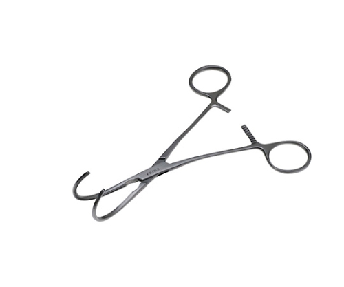 末梢血管鉗子 強弯 16cm M