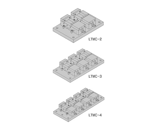 ロックタイトMC精密マシンバイス　多連バイス