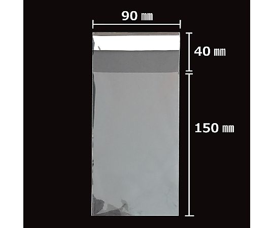 【100枚】透明袋 テープ付き 9×15cm