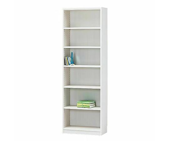 木製オープンラック ホワイト W59×H180cm
