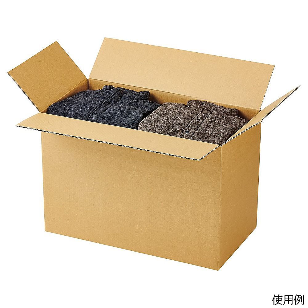 いラインアップ 61-7329-96 ダンボールケース 73.4×38.4×51.1（36.1・41.1）cm 衛生医療用品・救急用品
