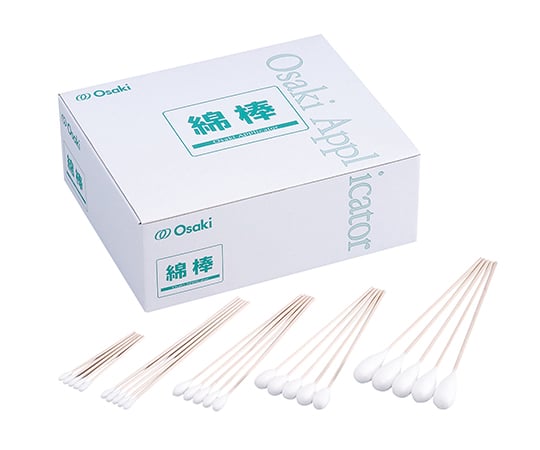 オオサキ綿棒　P0315　3mm　（綿直径）　150mm　（軸長）　200本入×15袋