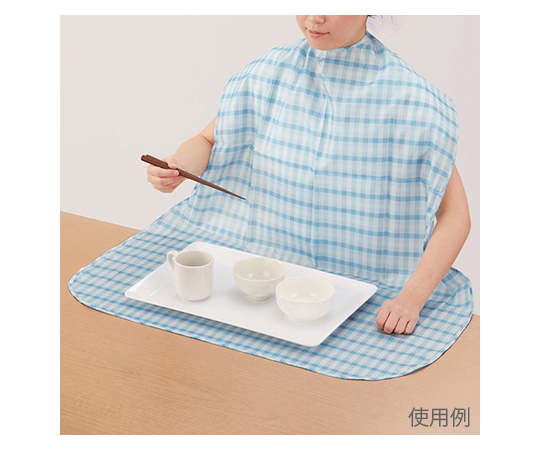 PH食事用エプロン　クリーム