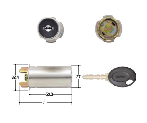 MIWA取替用シリンダー