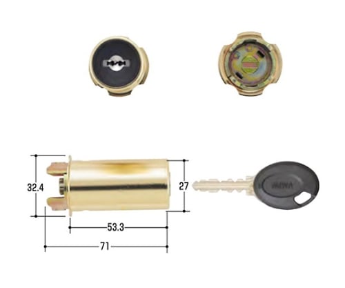 MIWA取替用シリンダー