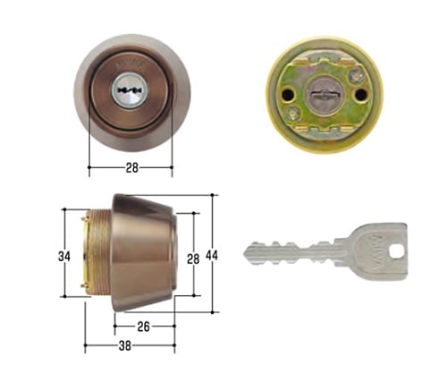 MIWA取替用シリンダー