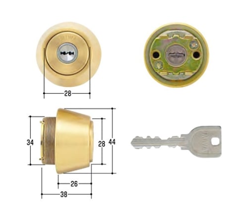 MIWA取替用シリンダー