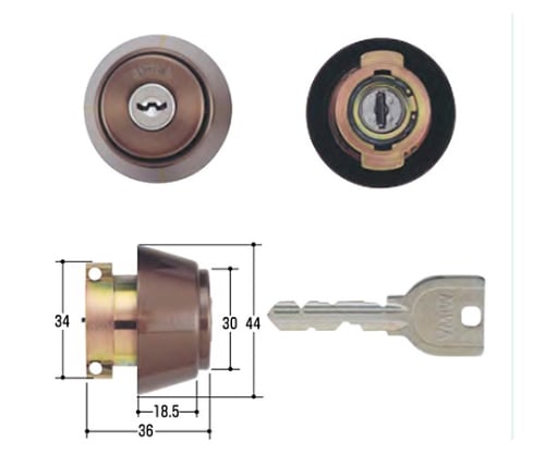 MIWA取替用シリンダー