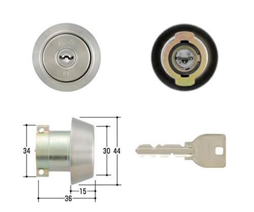 MIWA取替用シリンダー