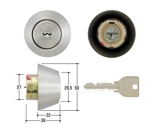MIWA取替用シリンダー