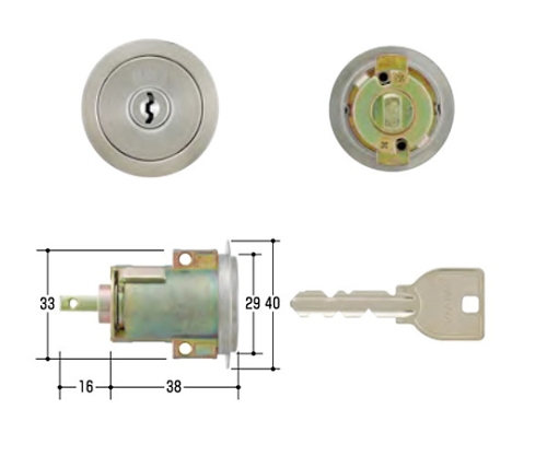 MIWA取替用シリンダー