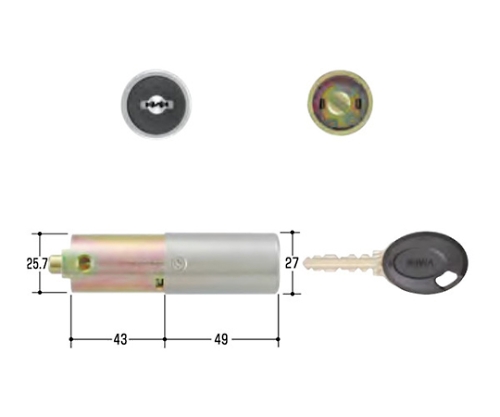 MIWA取替用シリンダー