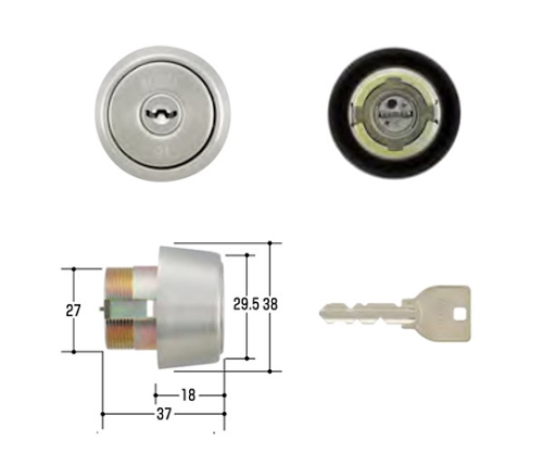 MIWA取替用シリンダー