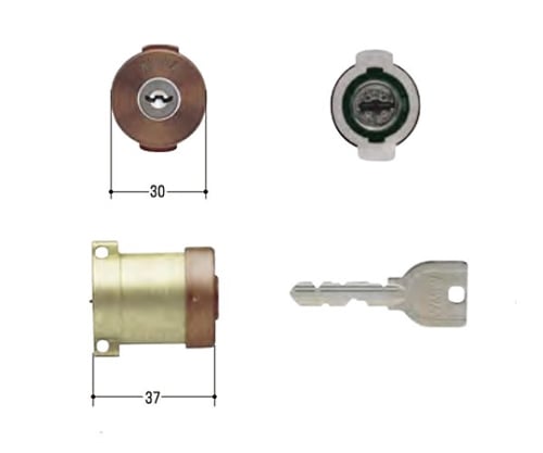 MIWA取替用シリンダー