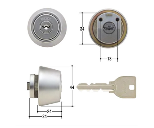 MIWA取替用シリンダー