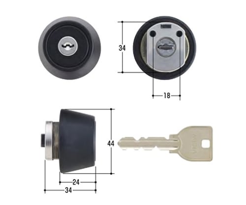 MIWA取替用シリンダー