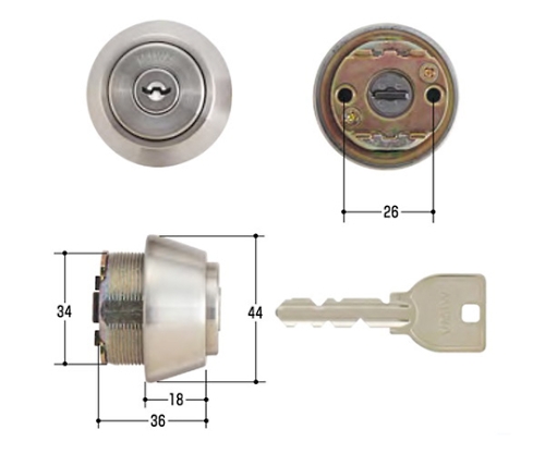 MIWA取替用シリンダー