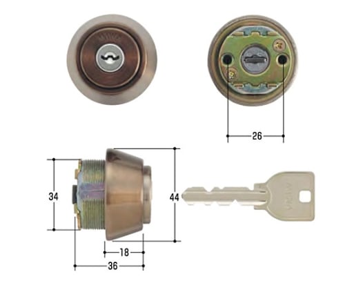 MIWA取替用シリンダー