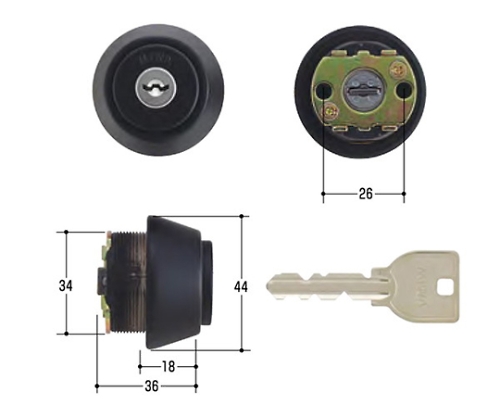 MIWA取替用シリンダー
