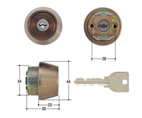 MIWA取替用シリンダー