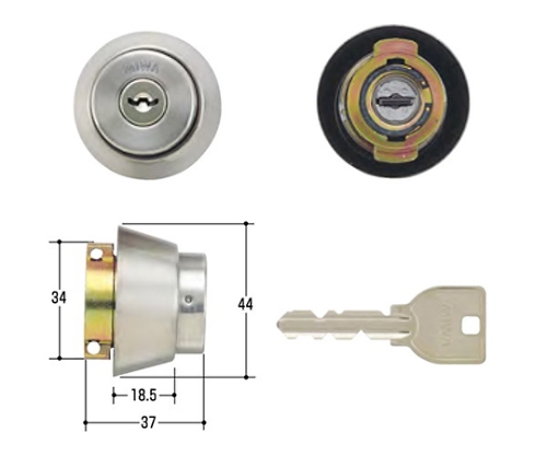 MIWA取替用シリンダー