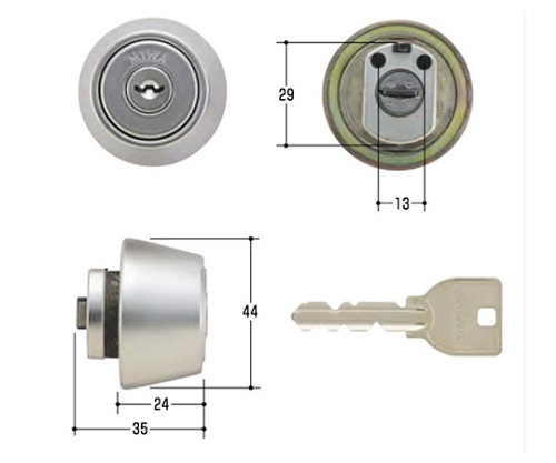 MIWA取替用シリンダー