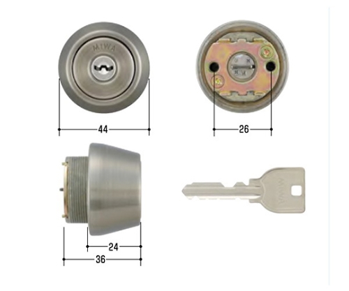 MIWA取替用シリンダー