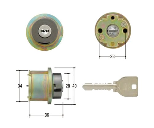 MIWA取替用シリンダー