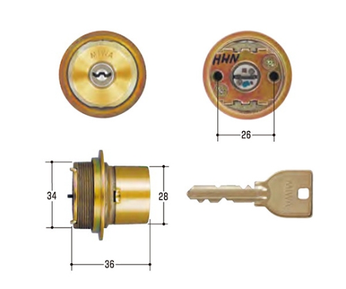 MIWA取替用シリンダー