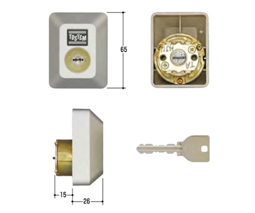MIWA取替用シリンダー