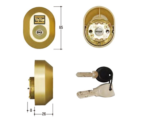 MIWA取替用シリンダー