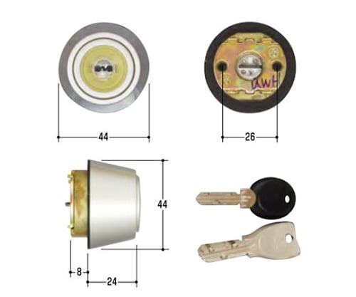 MIWA取替用シリンダー