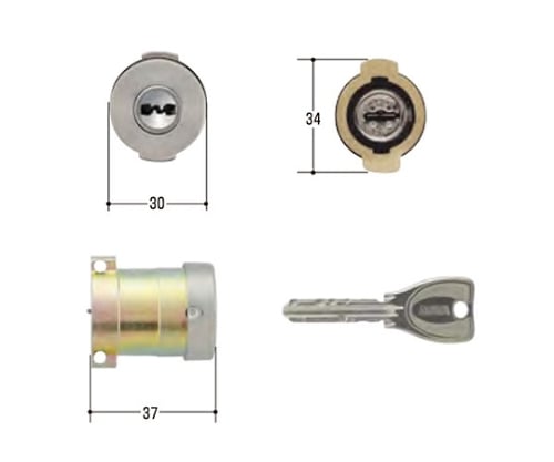 MIWA取替用シリンダー