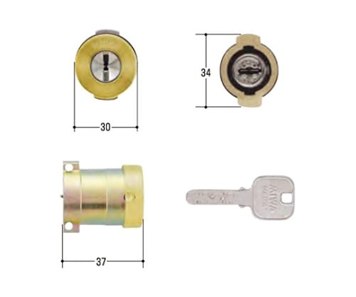 MIWA取替用シリンダー