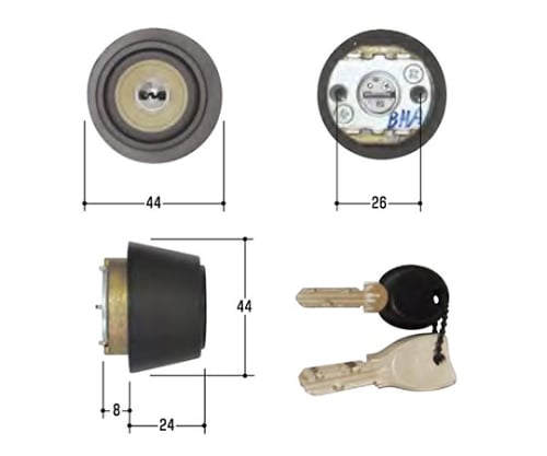 MIWA取替用シリンダー