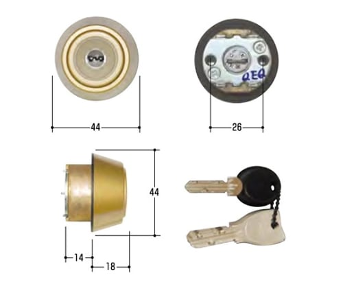 MIWA取替用シリンダー