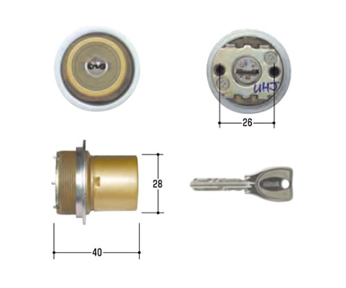 MIWA取替用シリンダー