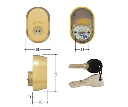 MIWA取替用シリンダー