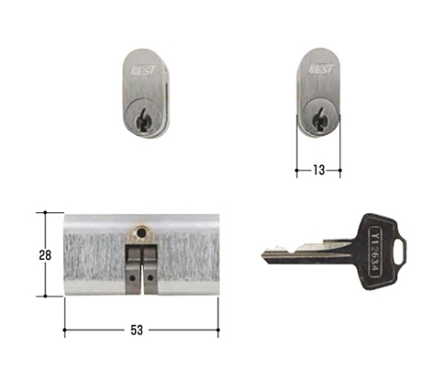 WEST取替用シリンダー