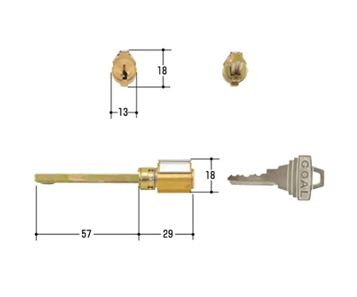 GOAL取替用シリンダー